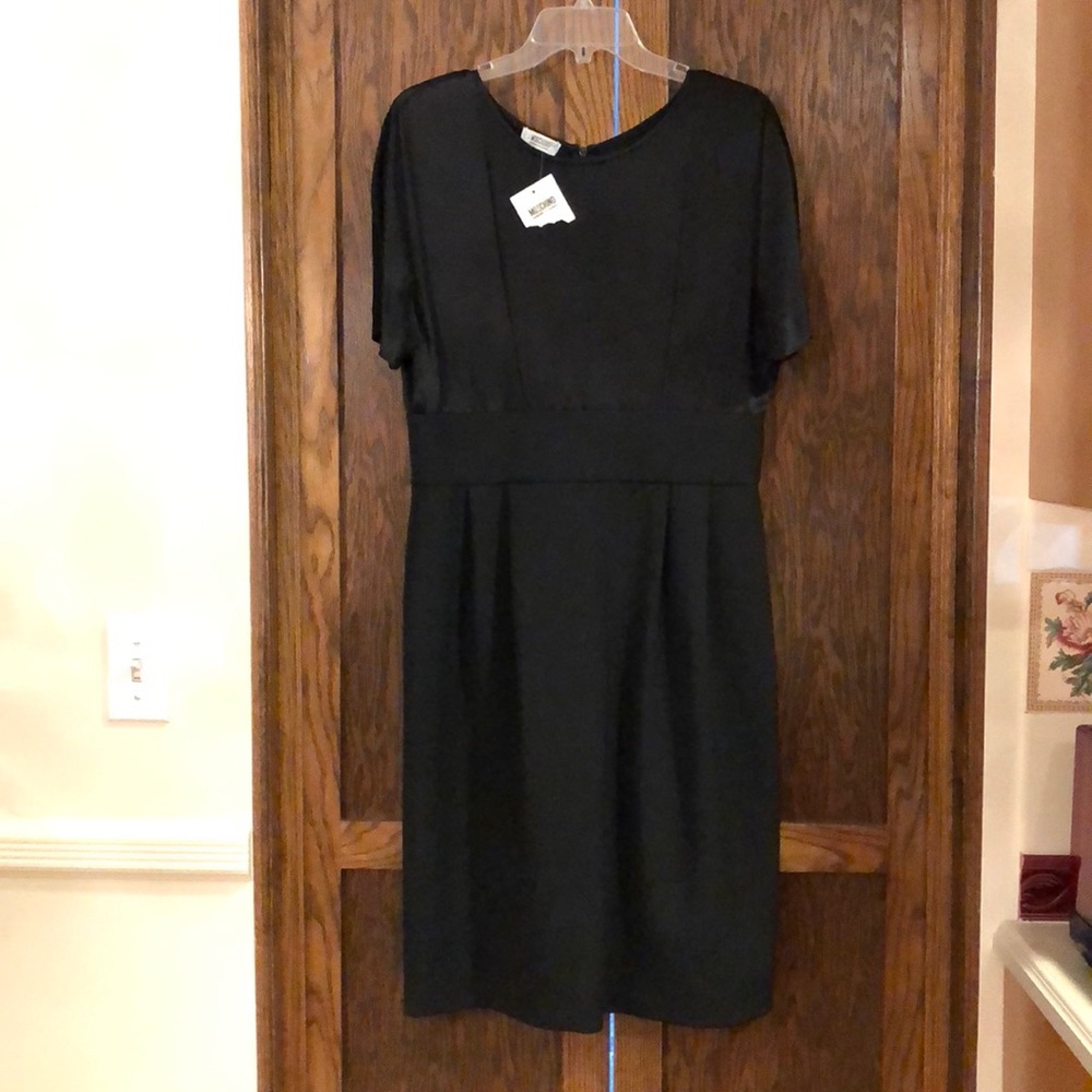 Moschino Cheap and Chic Black Cocktail Dress